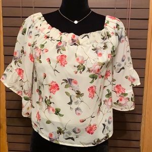 Express cream blouse